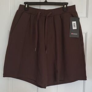 NWT lululemon Heavy Soft Jersey Men's S Shorts 8.5in Walnut Crunch